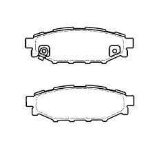 0116-TO1805-دسك بريك سوبارو B4 خلفي 03> + فوستر